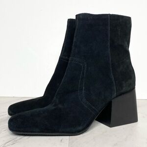 New! Blondo Salome Black Suede Bootie 11M